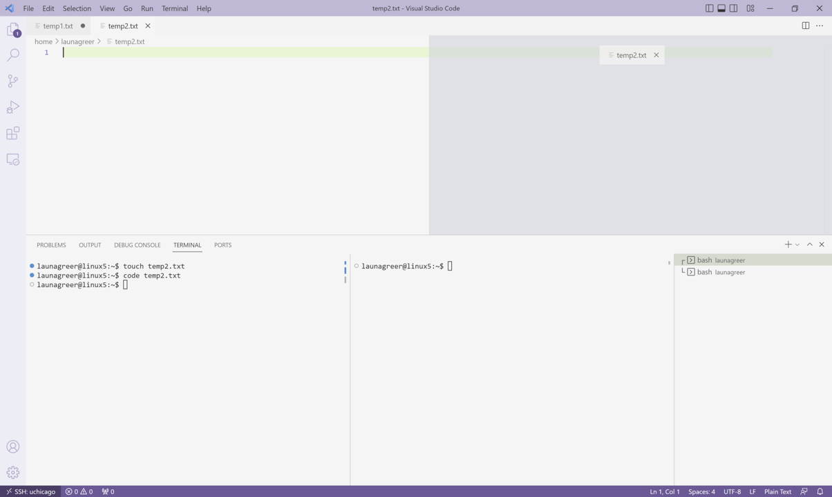 VS Code move editor window
